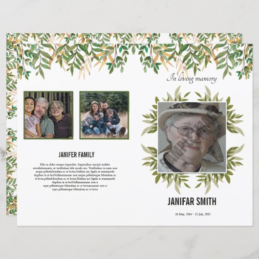 Sjabloon (Voorkant / Achterkant)