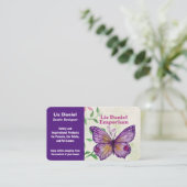 SJABLOON - 3,5 x 2,0-inch Visitekaartje (Staand voorkant)