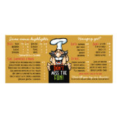 Sjabloon 4x9.Italiaans.Chef.Pizza 2 van het menu U (Achterkant)