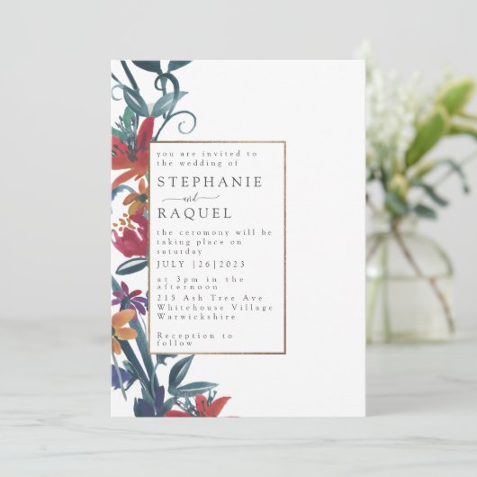 sjabloon 8-test uitnodigen kaart (Staand voorkant)