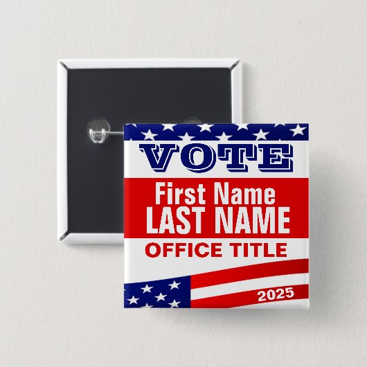 Sjabloon aangepaste Button campagne (Voorkant /achterkant)