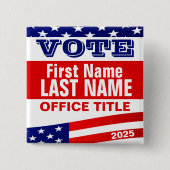 Sjabloon aangepaste Button campagne (Voorkant)