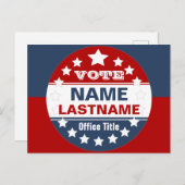 Sjabloon Aangepaste campagne Briefkaart (Voorkant / Achterkant)