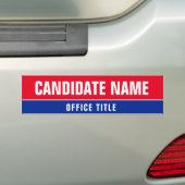 Sjabloon Aangepaste campagne Bumpersticker (Op auto)