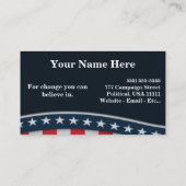 Sjabloon Aangepaste campagne Visitekaartje (Achterkant)