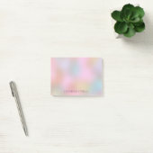 Sjabloon aangepaste elegante moderne pasteelkleure post-it® notes (Kantoor)