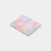 Sjabloon aangepaste elegante moderne pasteelkleure post-it® notes (Schuin)