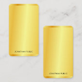 Sjabloon Aangepaste Faux Gold Metallic look (Voorkant / Achterkant)