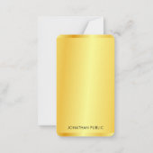 Sjabloon Aangepaste Faux Gold Metallic look (Achterkant)