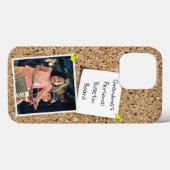 Sjabloon Aangepaste foto van witte notitie Case-Mate iPhone Case (Achterkant (horizontaal))