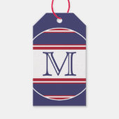 Sjabloon - Aangepaste jouw tekst, monogram en back Cadeaulabel (Voorkant)