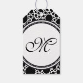 Sjabloon - Aangepaste jouw tekst, monogram en back Cadeaulabel (Voorkant)