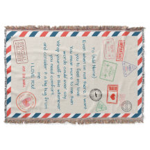 Sjabloon Aangepaste Tekst Sherpa Deken – We Love Y