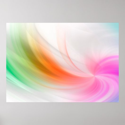 Sjabloon achtergrond golven abstract poster (Voorkant)