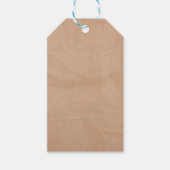 Sjabloon - Achtergrond papiertas Cadeaulabel (Voorkant)