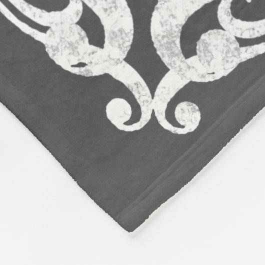 Sjabloon - achtergrond van het Chalkboard met rand Fleece Deken (Hoek)