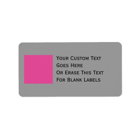 Sjabloon adreslabel etiket (Voorkant)