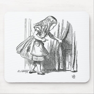 Sjabloon Alice Op zoek naar de deur Muismat