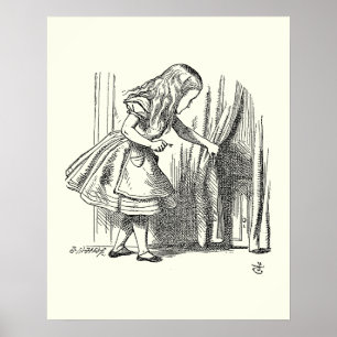 Sjabloon Alice Op zoek naar de deur Poster