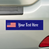 Sjabloon Amerikaanse vlag Bumpersticker (Op auto)