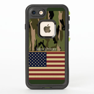 SJABLOON Amerikaanse vlag Camo Name