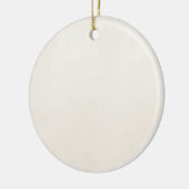 Sjabloon Antiek papier van de 1850s Blank Keramisch Ornament (Links)