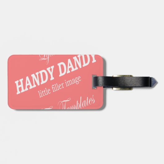 sjabloon Bagagelabel - Keep (Achterkant horizontaal)