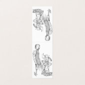 Sjabloon barber visitekaartjes (Buitenkant ongevouwen)