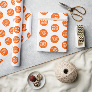 Sjabloon Bedrijfs het Brandmerken Logo Cadeaupapier