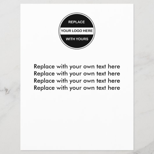 Sjabloon Bedrijfs Logo brochure (Voorkant)