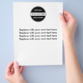 Sjabloon Bedrijfs Logo brochure (Hand)