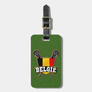 Sjabloon Belgische Lacrosse Bagagelabel