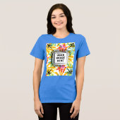 Sjabloon Bella + Canvas Vrouwen Tri-blend T Shirt (Voorkant volledig)