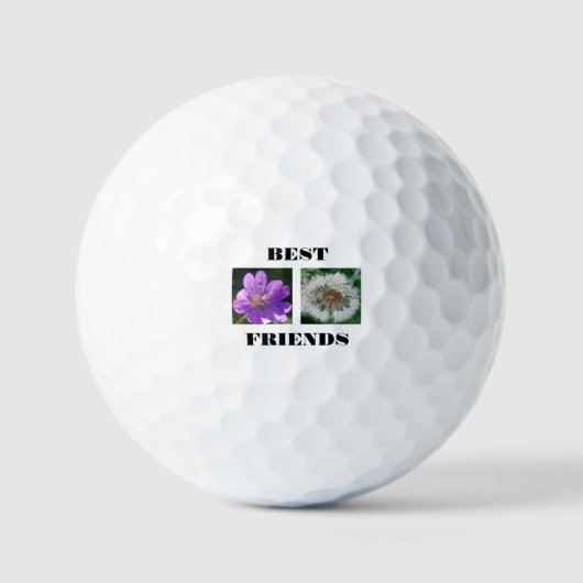 Sjabloon beste vrienden Afbeelding Golfballen (Voorkant)