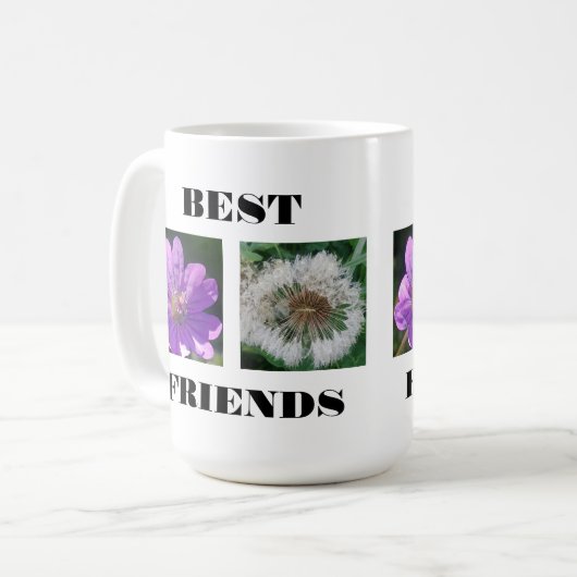 Sjabloon beste vrienden Afbeelding Koffiemok (Voorkant links)