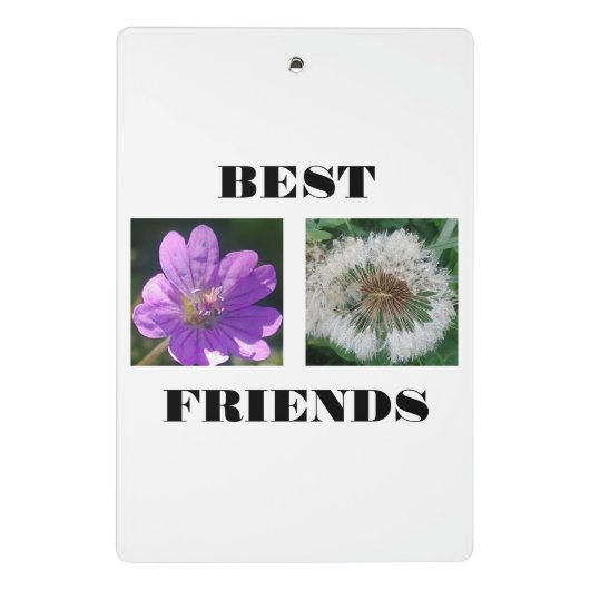 Sjabloon beste vrienden Afbeelding Mini Klembord (Achterkant)