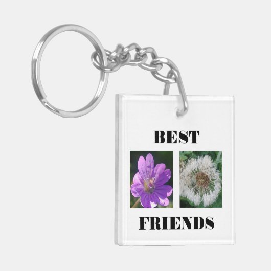 Sjabloon beste vrienden Afbeelding Sleutelhanger (Voorkant Links)