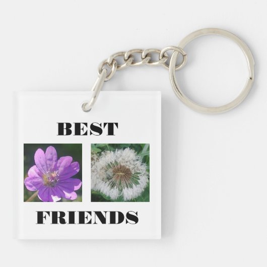 Sjabloon beste vrienden Afbeelding Sleutelhanger (Achterkant)
