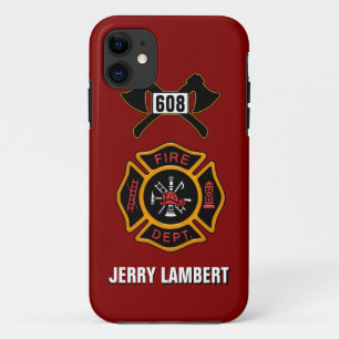 Sjabloon brandblusafdeling badge iPhone 11 hoesje