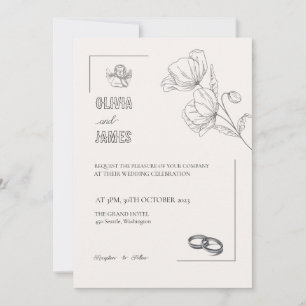 SJABLOON-BREEDINGINVITATIES ONLINE MET GRENS KAART