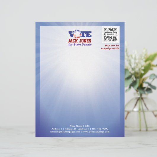 Sjabloon briefhoofd (Staand voorkant)