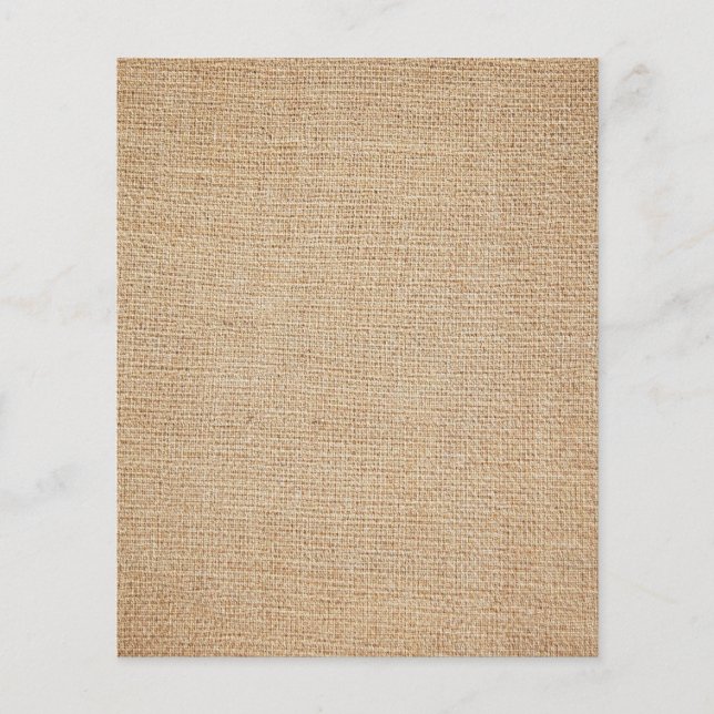 Sjabloon - Burlap-achtergrond (Voorkant)