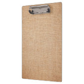 Sjabloon - Burlap-achtergrond Klembord (Links)