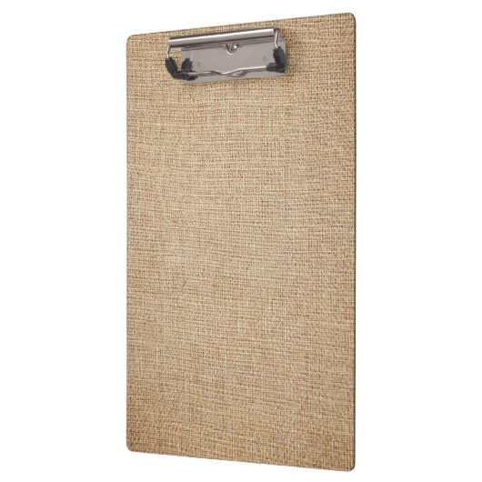 Sjabloon - Burlap-achtergrond Klembord (Links)