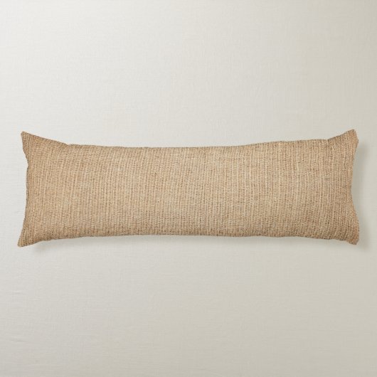 Sjabloon - Burlap-achtergrond Lichaamskussen (Voorkant)