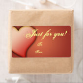 Sjabloon Cadeaulabel Label naar/van (Insitu)
