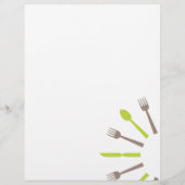 Sjabloon cafe- of cateringmenu flyer (Achterkant)