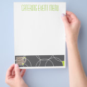 Sjabloon cafe- of cateringmenu flyer (Hand)