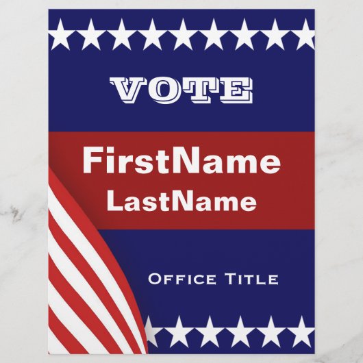 Sjabloon campagne flyer (Voorkant)