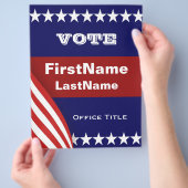 Sjabloon campagne flyer (Hand)